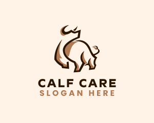 Calf - Buffalo Bison Steakhouse logo design