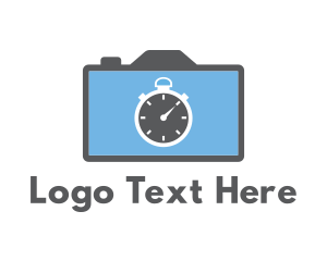 Camera - Camera Stopwatch Timer logo design