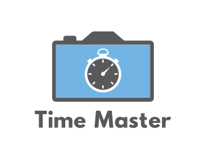 Chronometer - Camera Stopwatch Timer logo design