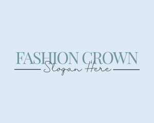 Premium Fashion Agency logo design