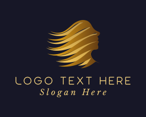 Hair Treatment - Woman Beauty Hair logo design