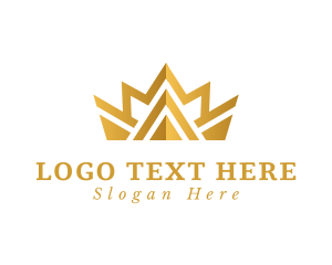 Gold - Premium Gold Crown logo design