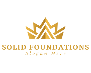 Premium Gold Crown Logo
