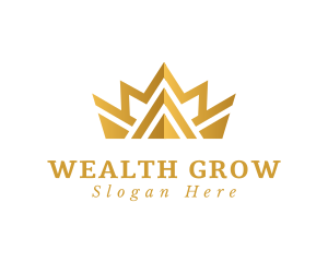 Premium Gold Crown logo design