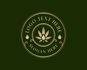 Plant - Luxury Cannabis Oil logo design