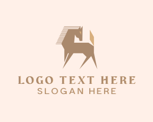 Stallion - Pony Horse Ranch logo design