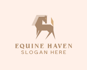 Stable - Pony Horse Ranch logo design