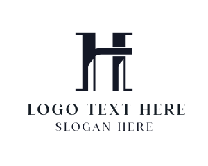 Investment - Elegant Business Letter H logo design