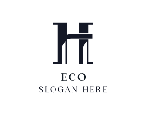 Elegant Business Letter H Logo