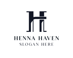 Elegant Business Letter H logo design