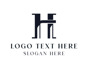 Strategist - Elegant Business Letter H logo design