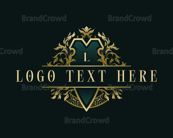 Luxurious Royalty Ornament Logo