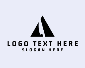 Triangle - Triangle & Knife logo design