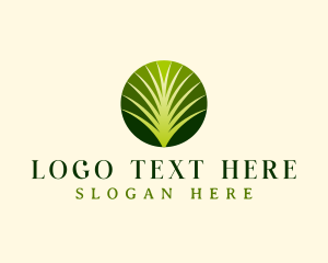 Gardening - Grass Leaf Landscaping logo design