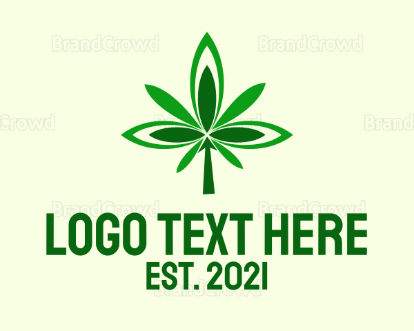 Green Organic Cannabis Logo