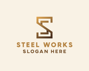 Professional Geometric Letter S Business logo design