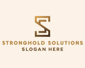 Professional Geometric Letter S Business logo design