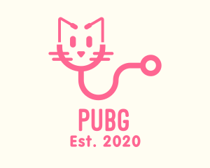 Pet - Pink Cat Veterinary logo design
