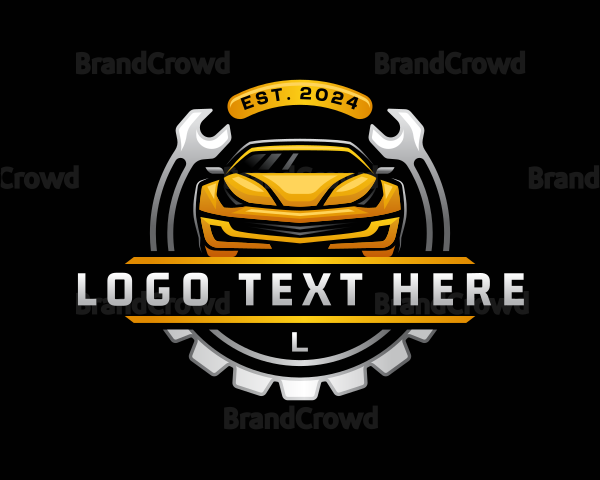 Mechanic Car Restoration Logo