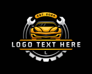 Mechanic Car Restoration Logo