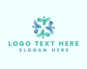 Group - Community People Support logo design