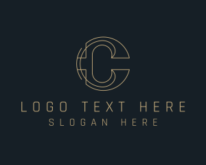 Firm - Modern Letter C Company logo design