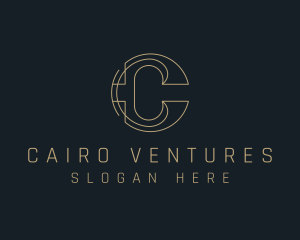 Modern Letter C Company logo design