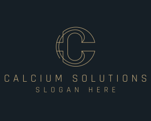 Modern Letter C Company logo design