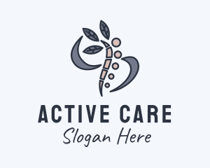 Physiotherapy - Chiropractic Physiotherapy Massage logo design