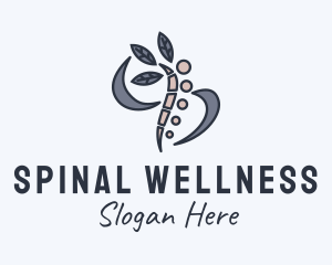 Spinal - Chiropractic Physiotherapy Massage logo design