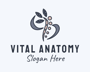 Anatomy - Chiropractic Physiotherapy Massage logo design