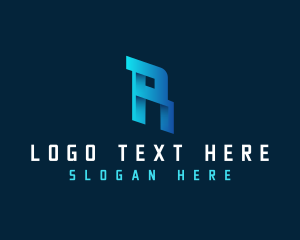 Software - Tech Digital Gaming Letter R logo design