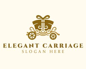 Gift Present Carriage logo design