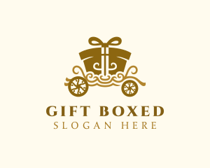 Present - Gift Present Carriage logo design