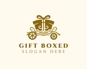 Gift Present Carriage logo design