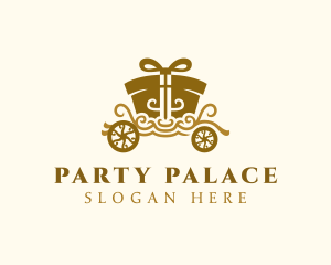 Gift Present Carriage logo design