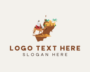 Country - Oman Country Map logo design