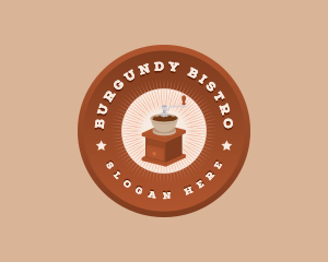 Coffee Grinder Cafe logo design