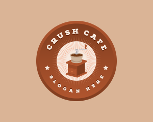 Coffee Grinder Cafe logo design