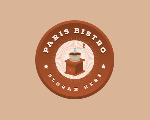 Coffee Grinder Cafe logo design