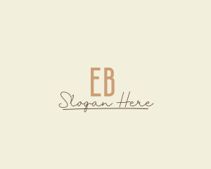 Handwritten Fashion Beauty Logo