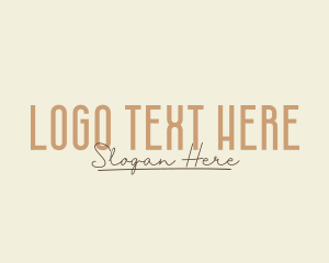 Handwritten - Handwritten Fashion Beauty logo design