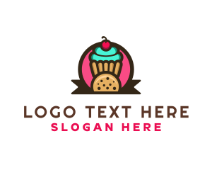 Delicious - Cupcake Cookie Treats logo design