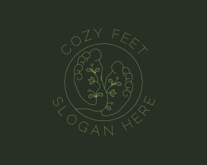 Healthy Baby Feet logo design