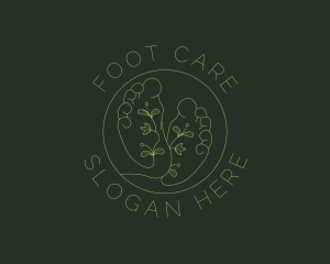 Healthy Baby Feet logo design