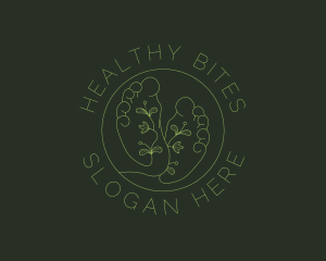 Healthy Baby Feet logo design