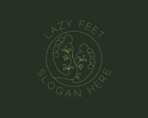 Healthy Baby Feet logo design