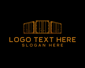Storage - Shipping Container Storage logo design