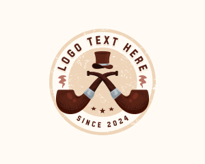 Tobacco - Tobacco Smoking Pipe logo design