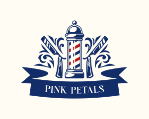 Barber Hairstylist Razor Logo